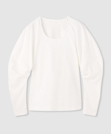 【LOULOU WILLOUGHBY】シルバイオポンチデザインスリーブプルオーバー