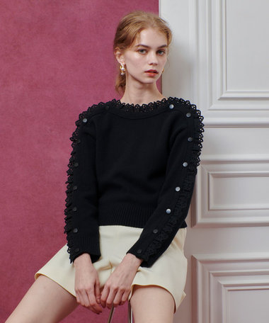 【LOULOU WILLOUGHBY】メリノウールプルオーバー LOULOU WILLOUGHBY】メリノウールプルオーバー|allureville