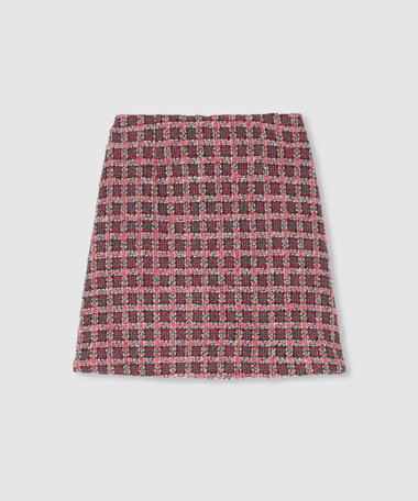 【LOULOU WILLOUGHBY】TOURNIERツイードミニスカート