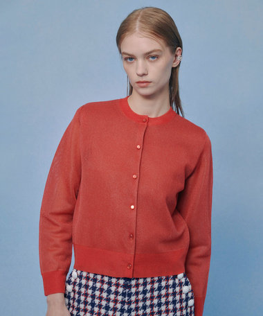 【LOULOU WILLOUGHBY】シアージャガードカーディガン