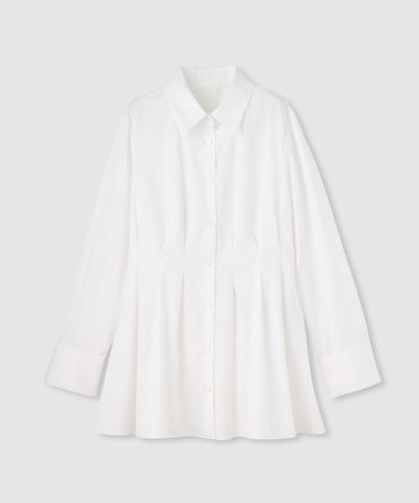 【LOULOU WILLOUGHBY】タックシェイプシャツ