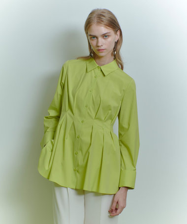 【LOULOU WILLOUGHBY】タックシェイプシャツ