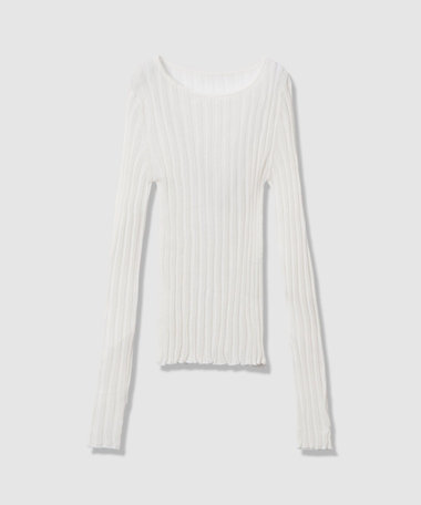 シアーリブプルオーバー