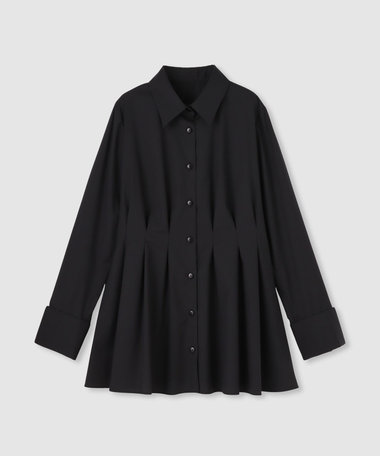 【LOULOU WILLOUGHBY】タックシェイプシャツ