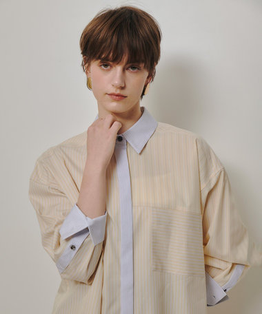 【WEB・一部店舗別注】クレイジーストライプシャツ