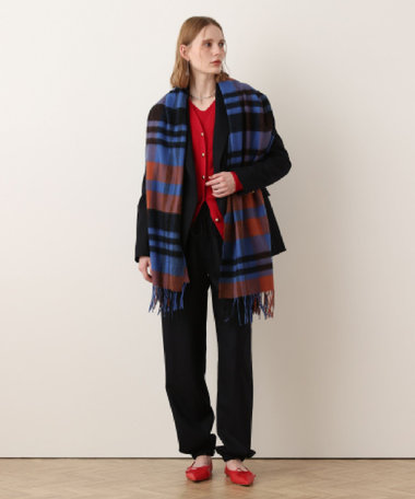 【TWEEDMILL(ツィードミル)】 LAMBS WOOL STOLE