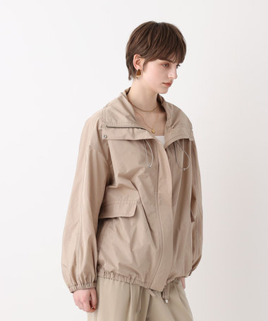 【ATELIER Line】メモリータフタスタンドカラーブルゾン