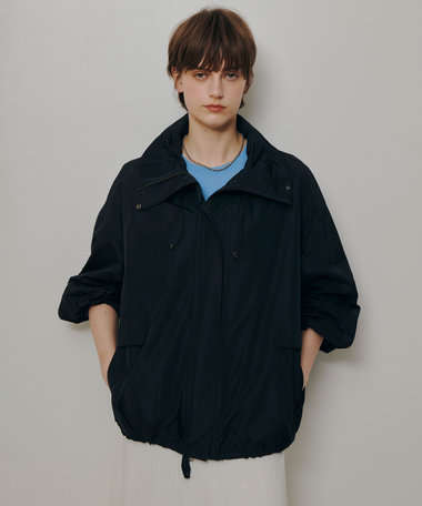 【ATELIER Line】メモリータフタスタンドカラーブルゾン