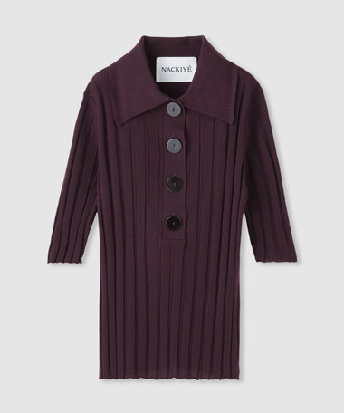 【NACKIYE(ナキエ)】SUGARMAN POLO KNIT