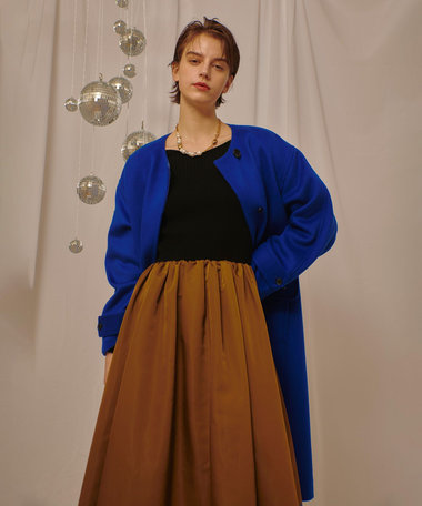 ノーカラーコクーンコート|allureville OFFICIAL SITE / ONLINE SHOP