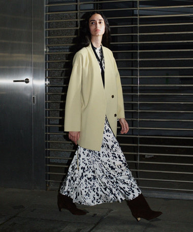 カシミヤ混リバーミドルラップコート|allureville OFFICIAL SITE