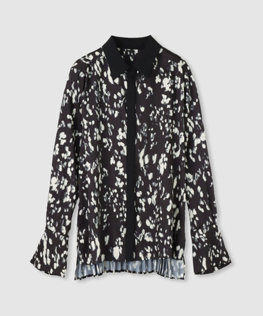 OFFICINAバックプリーツブラウス