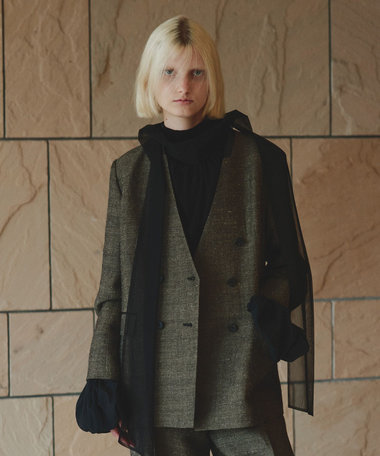 新品同様 ルルウィルビー パール テーラード ジャケット 24AW ブラック 1 ジャケット|アウター|商品一覧｜allureville OFFICIAL SITE