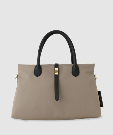 【VIOLAd'ORO (ヴィオラドーロ)】ナイロンベルテッドトート