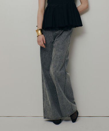 新品　近年　アルアバイル　ヨークフリルオールインワン　ブラック　ベルト　パンツ 新品 近年 アルアバイル ヨークフリルオールインワン ブラック ベルト