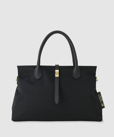 【VIOLAd'ORO (ヴィオラドーロ)】ナイロンベルテッドトート