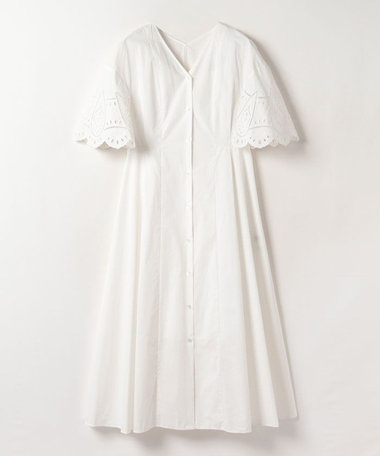 ポプリンレーススリーブワンピース|allureville OFFICIAL SITE  