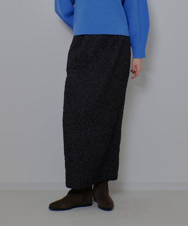 美品❤️アルアバイル ツイード モヘヤ混 タイトロングスカート グレー スカート|ボトムス|商品一覧｜allureville OFFICIAL SITE / ONLINE