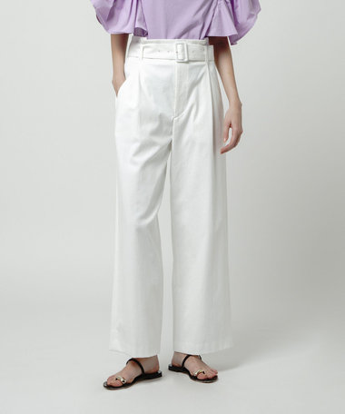 allureville シェルタリングビッグバックルパンツ シェルタリングビッグバックルパンツ|allureville OFFICIAL SITE