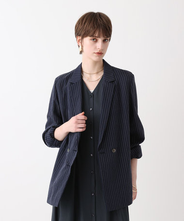 シアーストライプジャケット