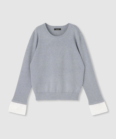 レースカフスドッキングプルオーバー