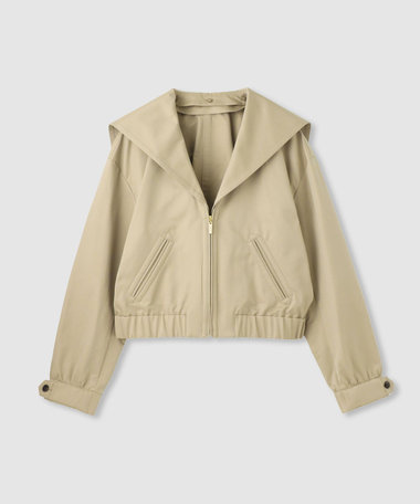 【LOULOU WILLOUGHBY】シャンブレーツイルマリンブルゾン