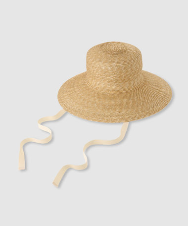 【LOULOU WILLOUGHBY】MIA STRAW CAPELINE