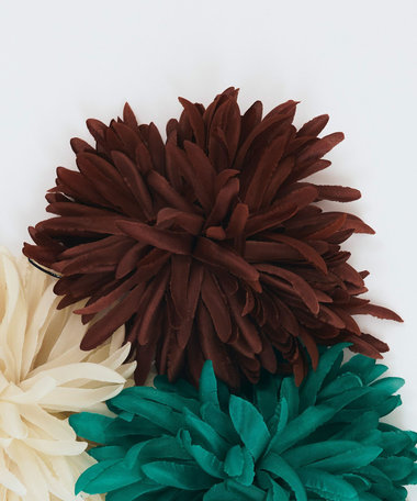 【INDRESS(インドレス)】SILK FLOWER BROOCH