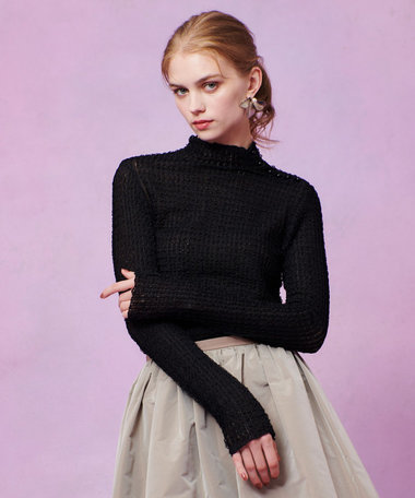 ルルウィルビー　ファー付きカットソー カットソー|トップス|LOULOU WILLOUGHBY|商品一覧｜allureville