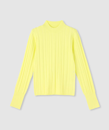 ストライプモックネックプルオーバー