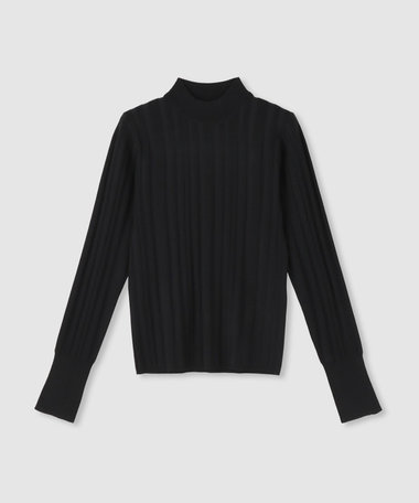 ストライプモックネックプルオーバー