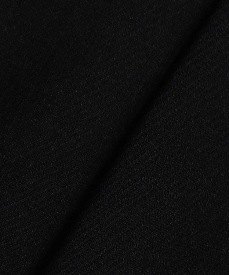 allureville 【セットアップ対応可能】麻調カルゼワイドパンツ ブラック (95)