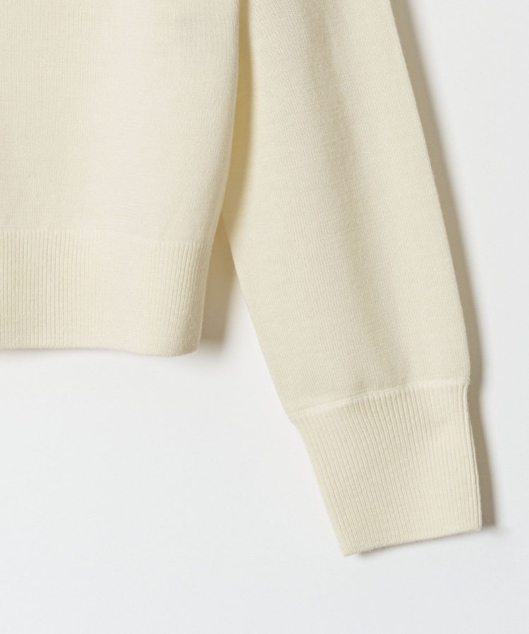 LOULOU WILLOUGHBY 【LOULOU WILLOUGHBY】コンパクトタートル長袖プルオーバー オフホワイト (02)