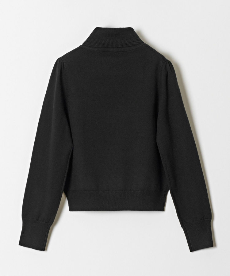 LOULOU WILLOUGHBY 【LOULOU WILLOUGHBY】コンパクトタートル長袖プルオーバー ブラック (95)