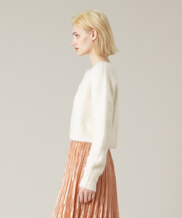 LOULOU WILLOUGHBY 【LOULOU WILLOUGHBY】クルーカーディガン オフホワイト (02)