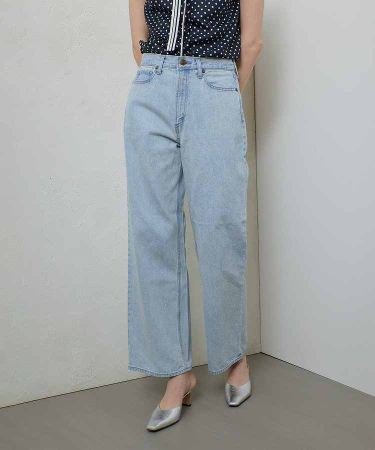 別注ブリーチデニムストレートパンツ|allureville OFFICIAL SITE