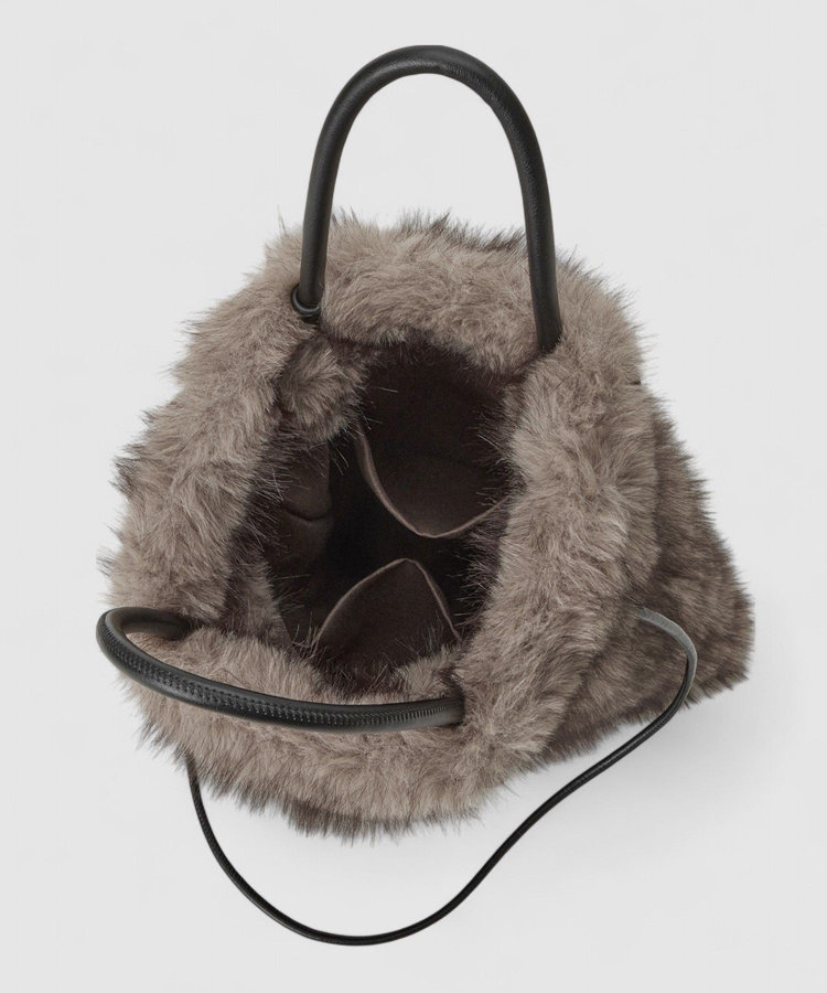 allureville ヘアリーノットトートバッグ グレージュ (15)