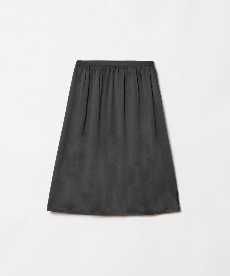 allureville フラワーレースシースルースカート ブラック (95)