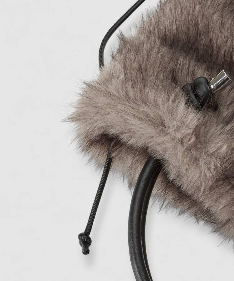 allureville ヘアリーノットトートバッグ グレージュ (15)