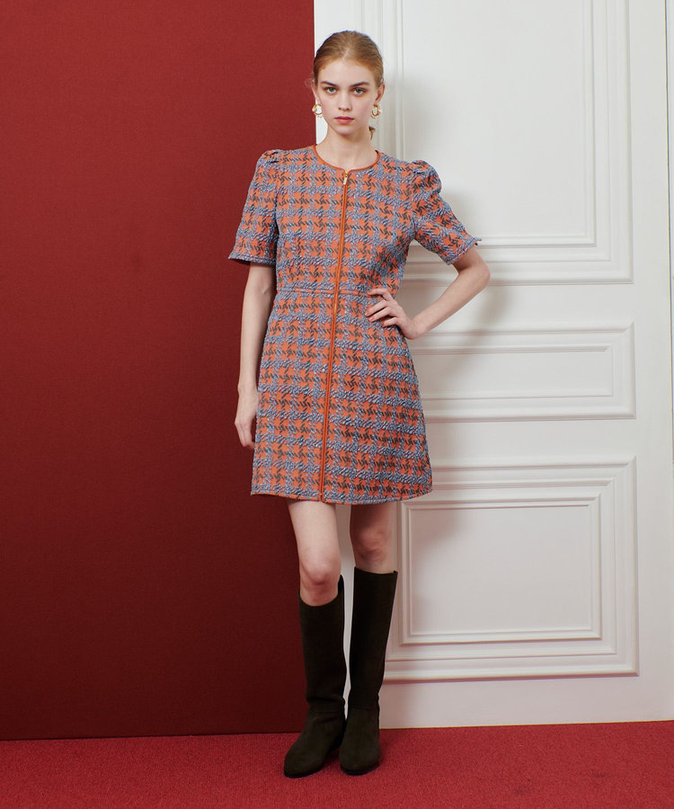 LOULOU WILLOUGHBY 【LOULOU WILLOUGHBY】BUCOLミニワンピース ゴールド (30)