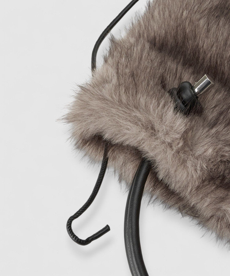 allureville ヘアリーノットトートバッグ グレージュ (15)