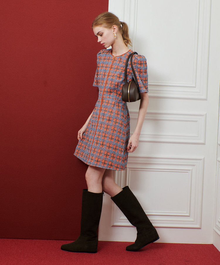 LOULOU WILLOUGHBY 【LOULOU WILLOUGHBY】BUCOLミニワンピース ゴールド (30)