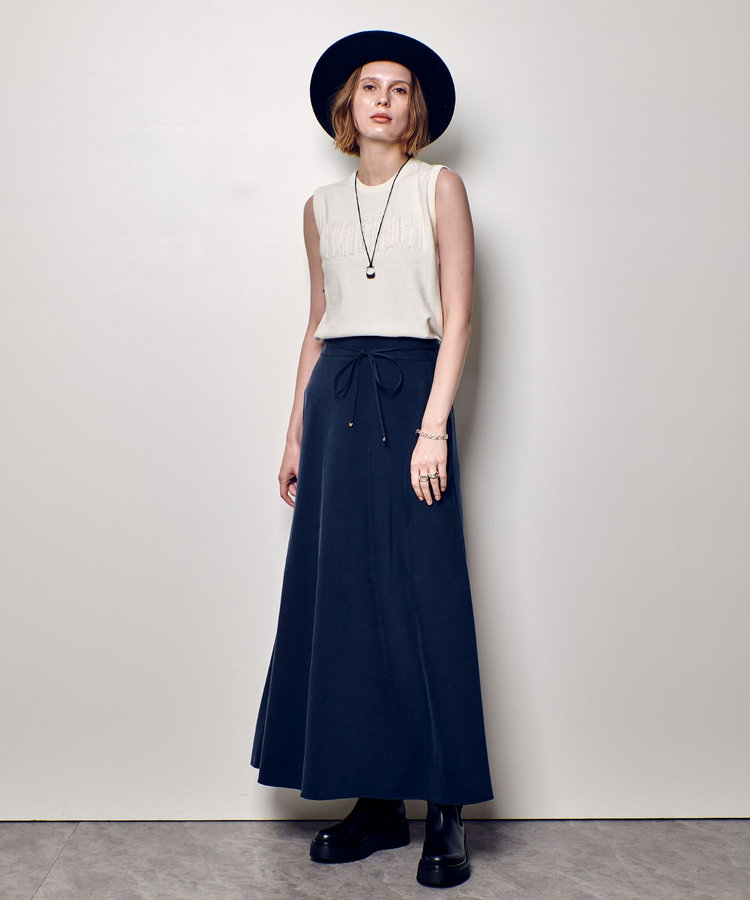 allureville フリンジＪＱロゴプルオーバー オフホワイト (02)