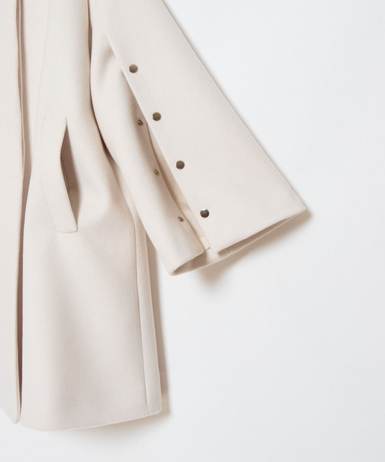 LOULOU WILLOUGHBY 【LOULOU WILLOUGHBY】シャルムビーバーステンカラーコート ライトベージュ (12)