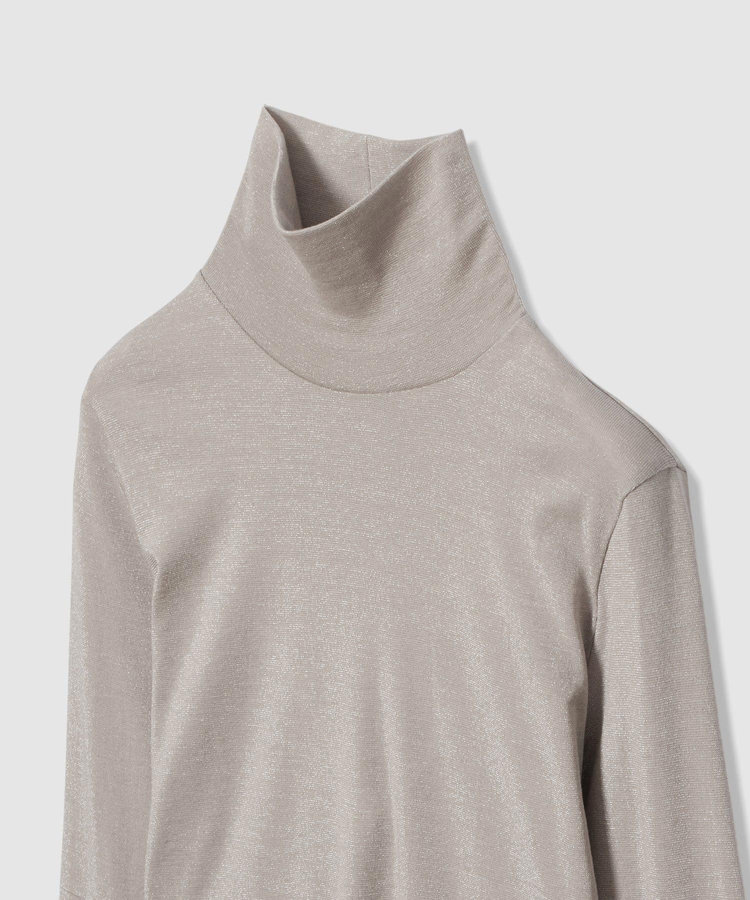 allureville シャイニーフライスプルオーバー グレージュ (15)