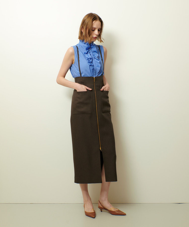 allurevilleメランジピンヘッドサススカート メランジピンヘッドサススカート|allureville OFFICIAL SITE / ONLINE