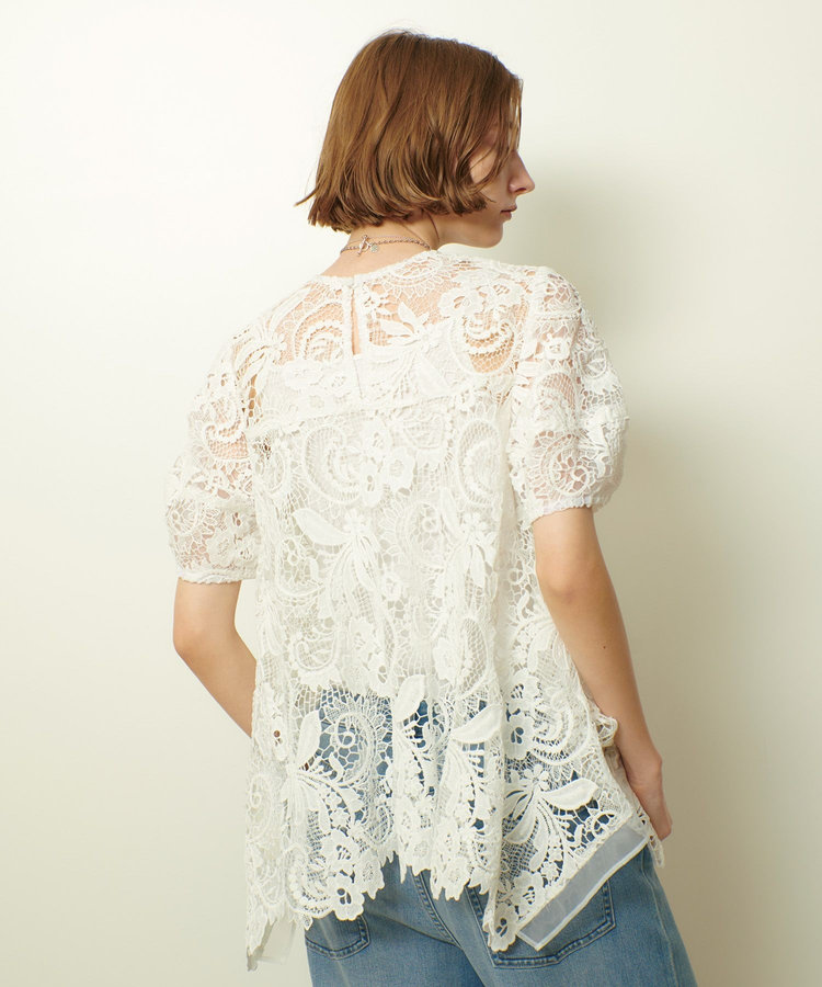 allureville コードレースブラウス オフホワイト (02)