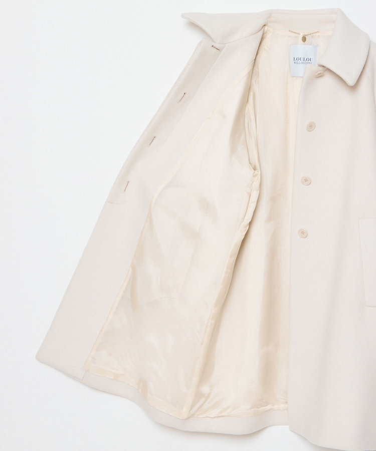 LOULOU WILLOUGHBY 【LOULOU WILLOUGHBY】シャルムビーバーステンカラーコート ライトベージュ (12)