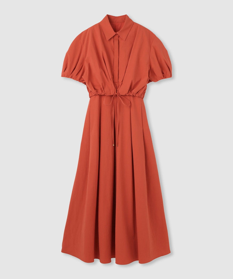 allureville ドロストシャツワンピース オレンジ (31)