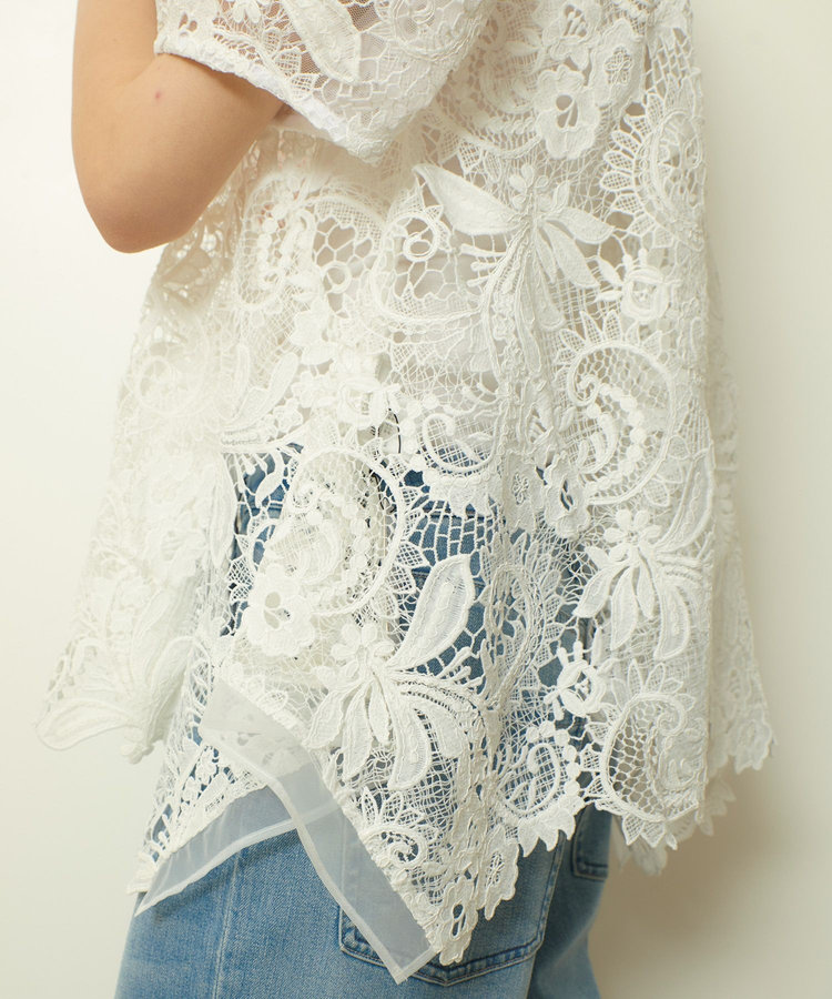 allureville コードレースブラウス オフホワイト (02)